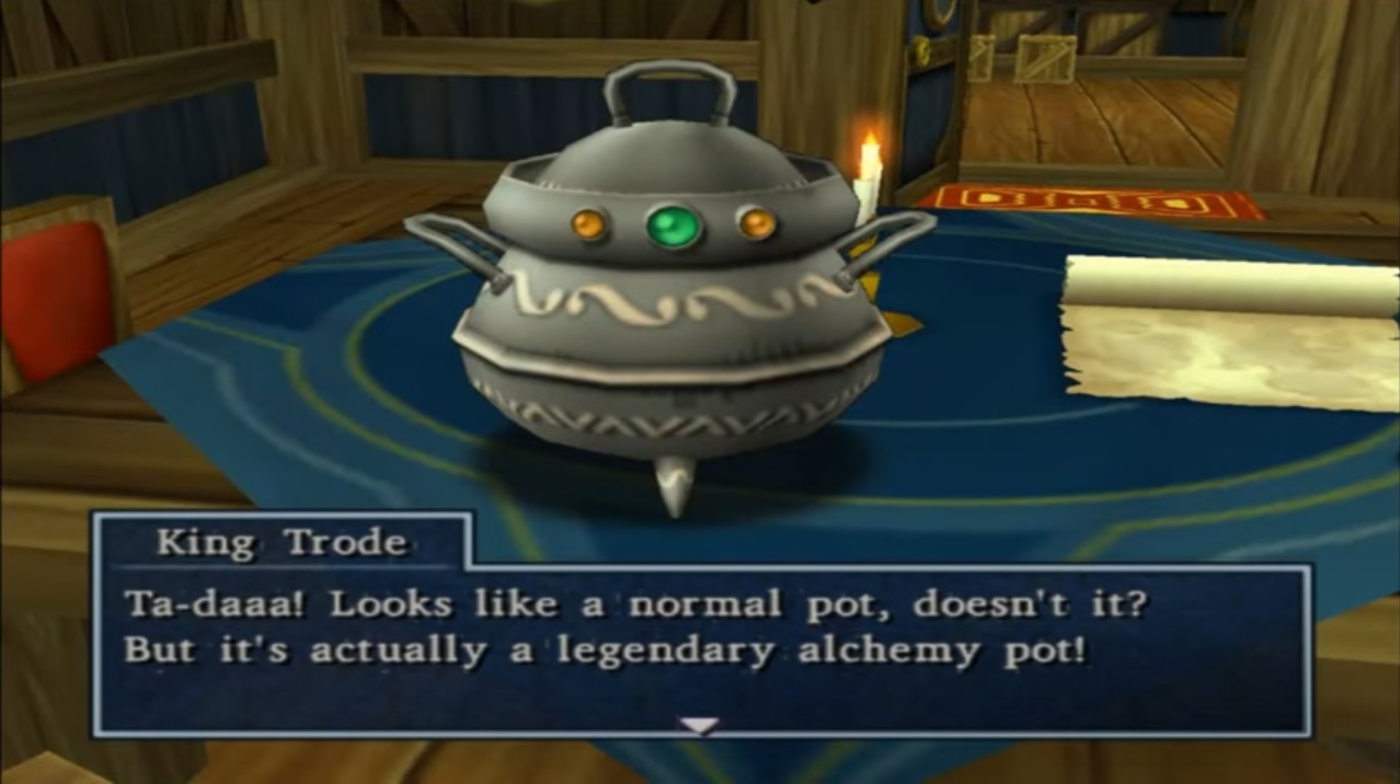 Alchemy pot from Dragon Quest 8