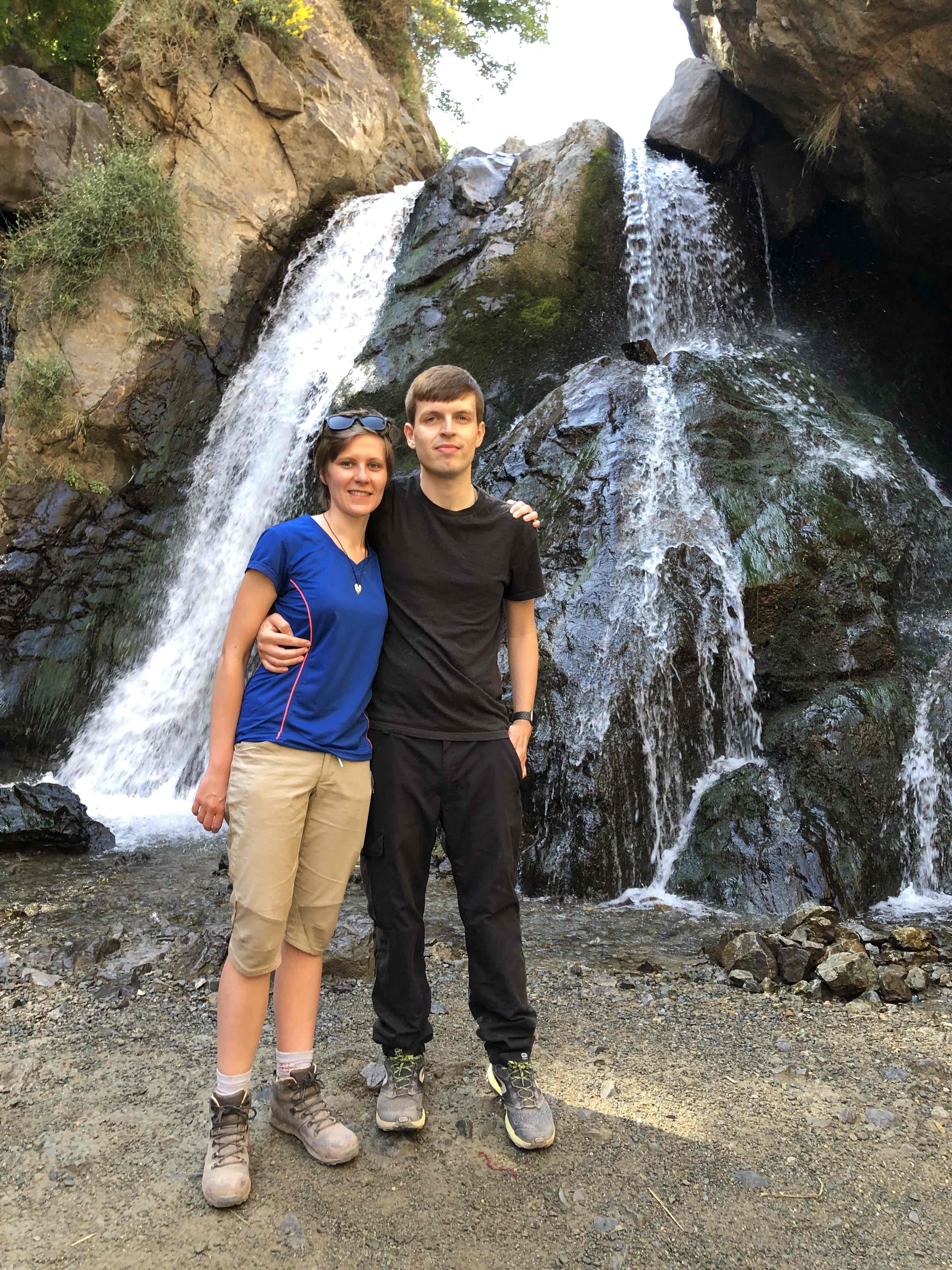 My wife and I in Morocco